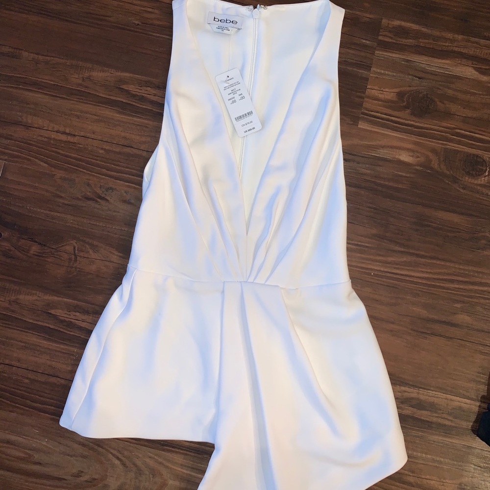 Bebe white blouse